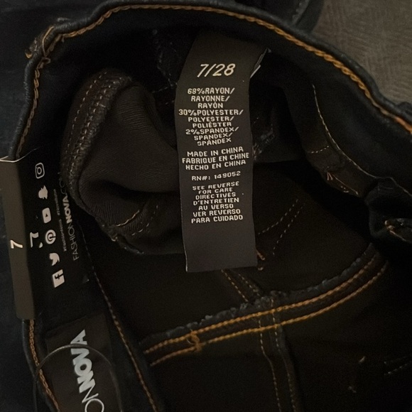 Fashion Nova super soft curvy skinny jeans size 7, NWT - Picture 6 of 6